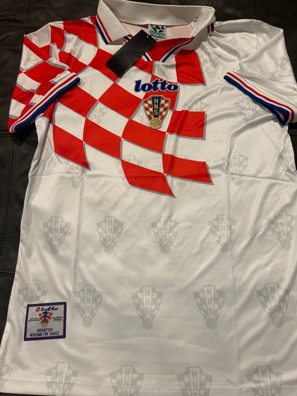 Lotto brand CROATIA Retro National Team Men's JERSEY Sz M,L,XL,2XL New w tags